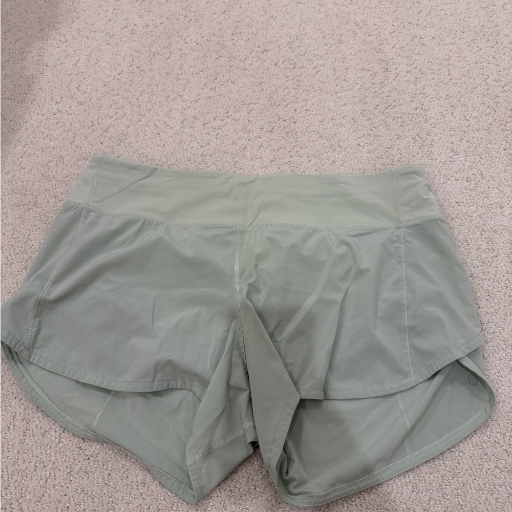 Women's Green Athletic Shorts